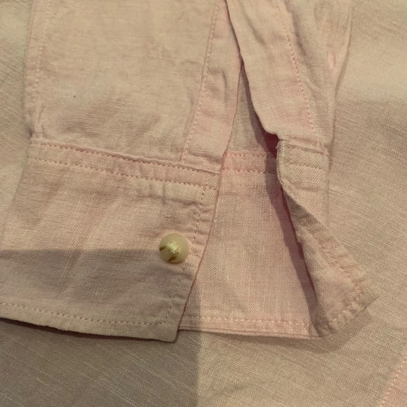 UNIQLO women's linen long sleeves shirt - Picture 2 of 5